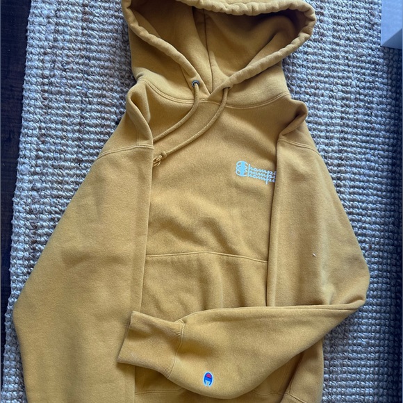 Champion mustard yellow hoodie - Picture 2 of 3